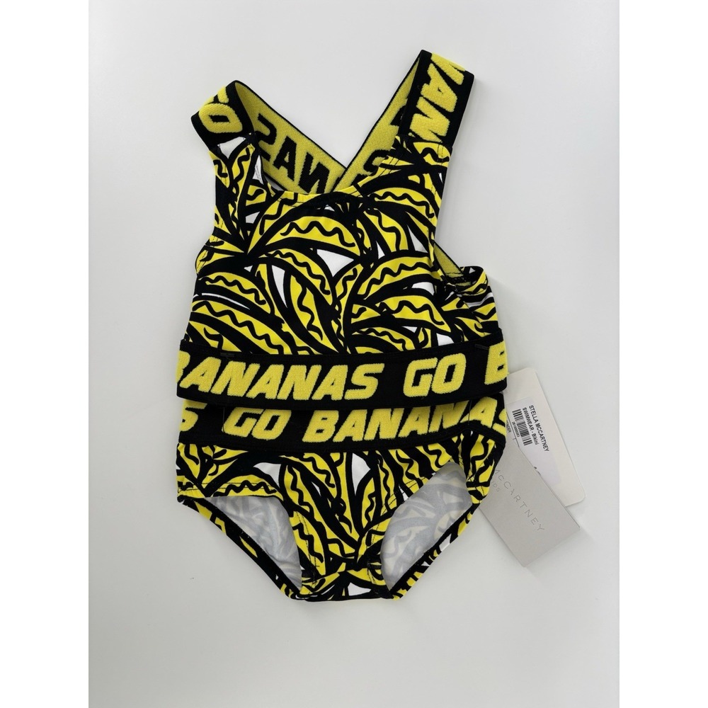 NWT Stella McCartney Kids Go Bananas Bikini Sz 2 Two Piece Swimsuit $92